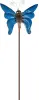 Product image 1 of the product “Butterfly on Metal stick 115cm Height, metal art. ”